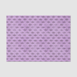 Paarse kweekkraan  collage tissuepapier