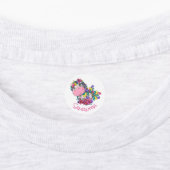 Paarse labels van de Unicorn-partij (Aangebracht)