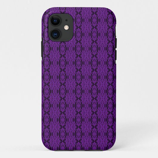 Paarse Lace iPhone 5 Casemate Hoesje (Achterkant)