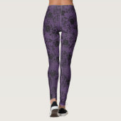 Paarse Lace Leggings (Achterkant)