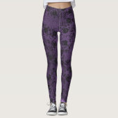 Paarse Lace Leggings (Voorkant)