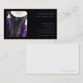 Paarse laces - Visitekaartje (Voorkant / Achterkant)