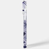 Paarse lade Waterverf handtekening Case-Mate iPhone Case (Achterkant / Links)