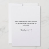 Paarse Laelia Orchids Bedankkaart (Achterkant)