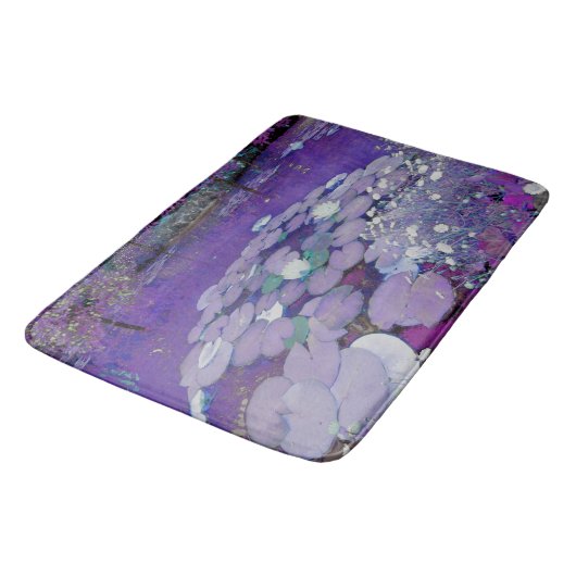 Paarse Lake Dreaming Badmat (Gekanteld)