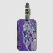Paarse Lake Dreaming Bagagelabel (Voorkant (verticaal))