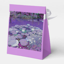 Paarse Lake Dreaming Bedankdoosjes