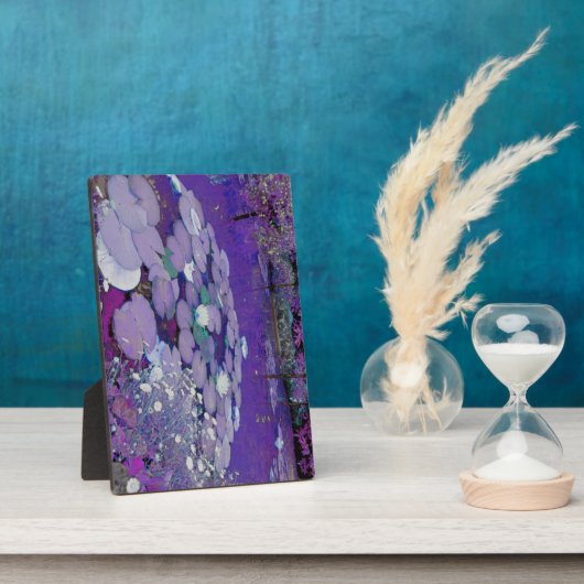 Paarse Lake Dreaming Fotoplaat (Zijkant)