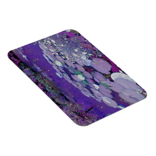 Paarse Lake Dreaming Magneet (Rechterzijde)