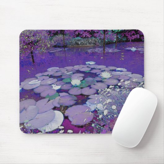 Paarse Lake Dreaming Muismat (Met muis)