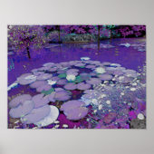 Paarse Lake Dreaming Poster (Voorkant)