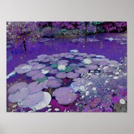 Paarse Lake Dreaming Poster