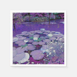 Paarse Lake Dreaming Servet