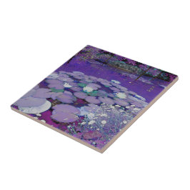 Paarse Lake Dreaming Tegeltje