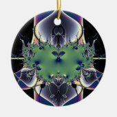 Paarse lamp keramisch ornament (Voorkant)