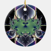 Paarse lamp keramisch ornament (Achterkant)