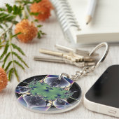 Paarse lamp sleutelhanger (Voorkant Rechts)