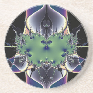 Paarse Lamp Zandsteen Onderzetter