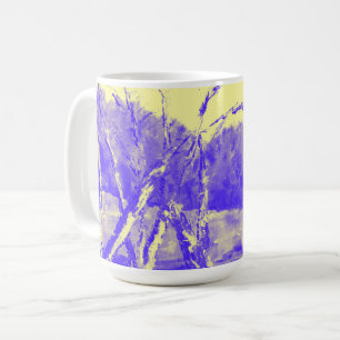 Paarse landen Yellow Skies Koffiemok