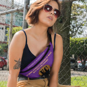 Paarse langwerpige munten/geperste penny collector heuptasje