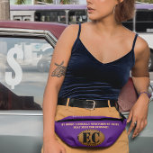 Paarse langwerpige munten/geperste penny collector heuptasje