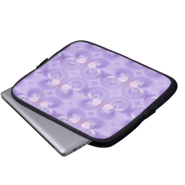 Paarse laptophoes laptop sleeve (Voorkant onderkant)