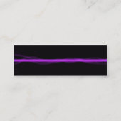 Paarse laserprinter mini visitekaartje (Achterkant)