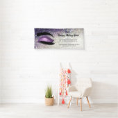 Paarse Lashes Eye Spandoek (Insitu)
