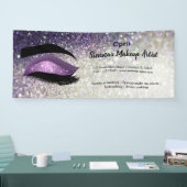Paarse Lashes Eye Spandoek (Beurs)