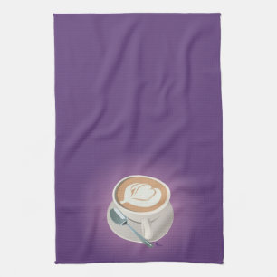 Paarse Latte Towel Theedoek