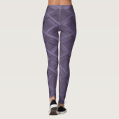 Paarse Lattice Leggings (Achterkant)