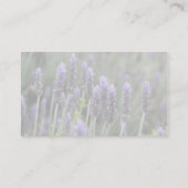 Paarse Lavendar Visitekaartje (Achterkant)
