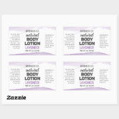 Paarse Lavendel aquarel Wraparound Label (Vel)