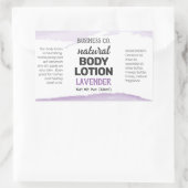 Paarse Lavendel aquarel Wraparound Label (Tas)