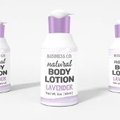 Paarse Lavendel aquarel Wraparound Label