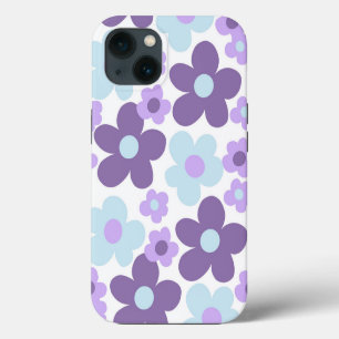 Paarse Lavendel Blauwe Daisies Retro Dream #1 #ret iPhone 13 Hoesje