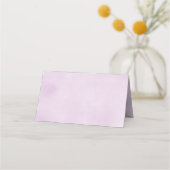 Paarse lavendel bloem elegante plaatskaart plaatskaartje (Achterkant)