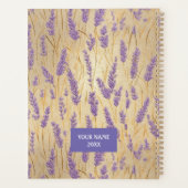Paarse lavendel chiyogami planner (Achterkant)