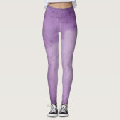 Paarse lavendel Colour Gradient Girls Vrouwen Leggings (Voorkant)