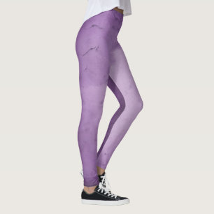  Paarse lavendel Colour Gradient Girls Vrouwen Leggings