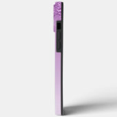 Paarse lavendel druppelglitter Case-Mate iPhone case (Achterkant / Links)