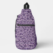 paarse, lavendel en druif stippen sling bag (Voorkant)