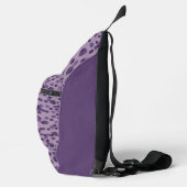 paarse, lavendel en druif stippen sling bag (Rechts)