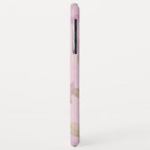 Paarse lavendel en goudfolie vallen bladeren Case-Mate iPhone case (Achterkant/links)