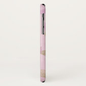 Paarse lavendel en goudfolie vallen bladeren Case-Mate iPhone case (Achterkant/links)