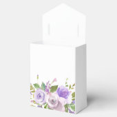 Paarse Lavendel Flowers Vrijgezellenfeest Favor Bo Bedankdoosjes (Geopend)