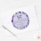 Paarse Lavendel Garden Cosmetics Jar Label (Envelop)