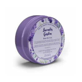 Paarse Lavendel Garden Cosmetics Jar Label