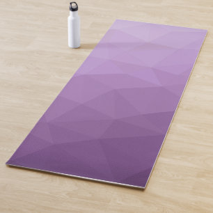 Paarse lavendel Gradiënt Geometrisch Gaas Patroon Yogamat