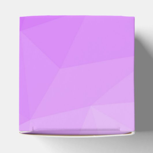 Paarse lavendel gradiënt geometrisch mesh patroon bedankdoosjes (Bovenkant)